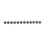 Uncle Mikes 10-32 Dome Nuts 12-Pack Swivel Stud