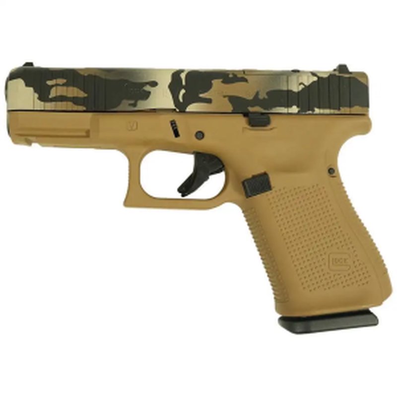 Glock 19V 9mm Pistol OR Multicam Cerakote FDE