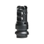 LANTAC Dragon Muzzle Brake with Dead Air KeyMo Wolfman QD Suppressor Mount 9mm M13.5x1 LH Thread Stainless Steel Nitride