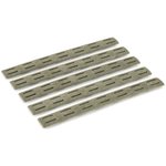 Bravo Company 5.5in KeyMod Rail Panel Kit (5-Pack) Foliage Green