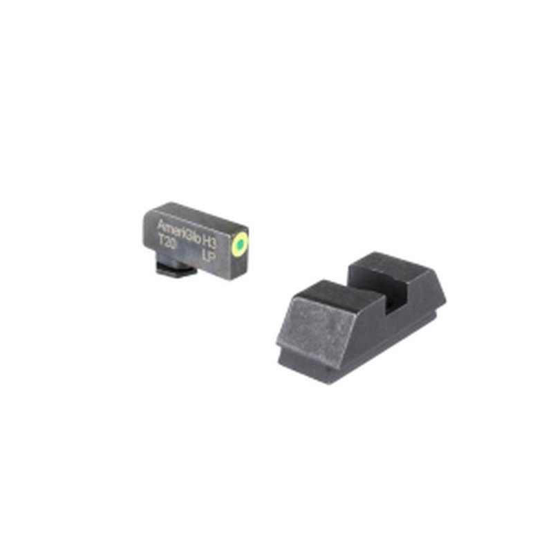 Ameriglo Optics Compatible Tritium Sight Set for Glock, .295 Rear 1L Tall