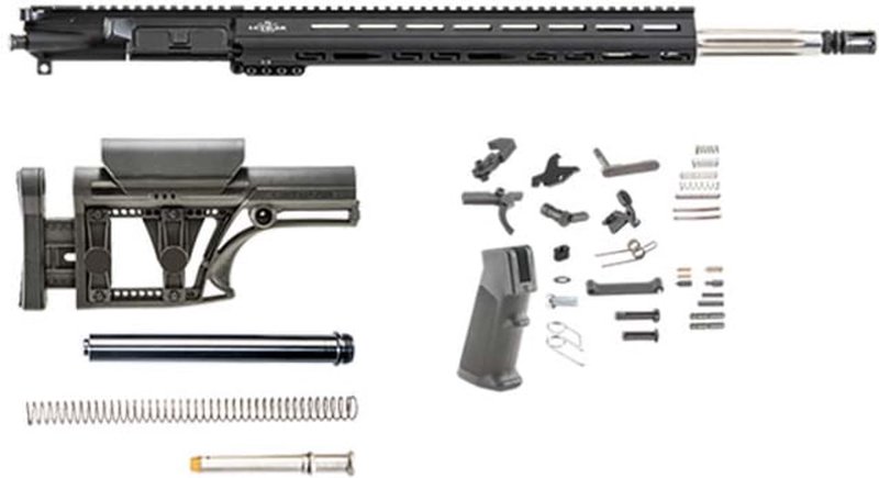 Luth-AR 20 in Bull Rifle Kit Minus Lower Receiver w/Fixed Stock, M-Lok