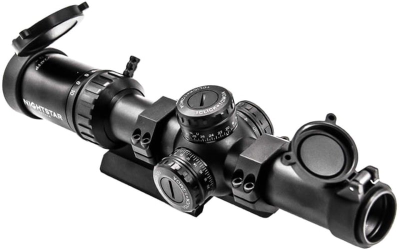 NightStar 1-10x24mm LPVO 30mm Tube Riflescope, First Focal Plane Scope w/Bipod Combo