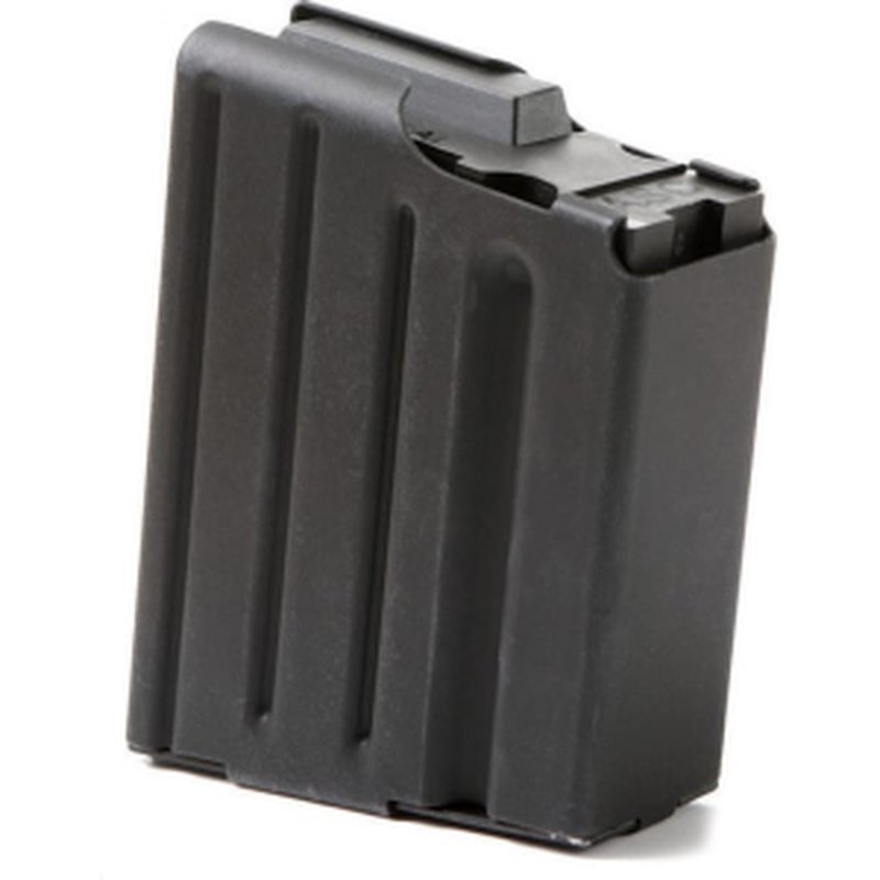 ASC .308 SR-25/AR-10, 10 Round Magazine, Black Marlube Stainless Steel, Black Follower - 10-308-SS-BM-B-ASC