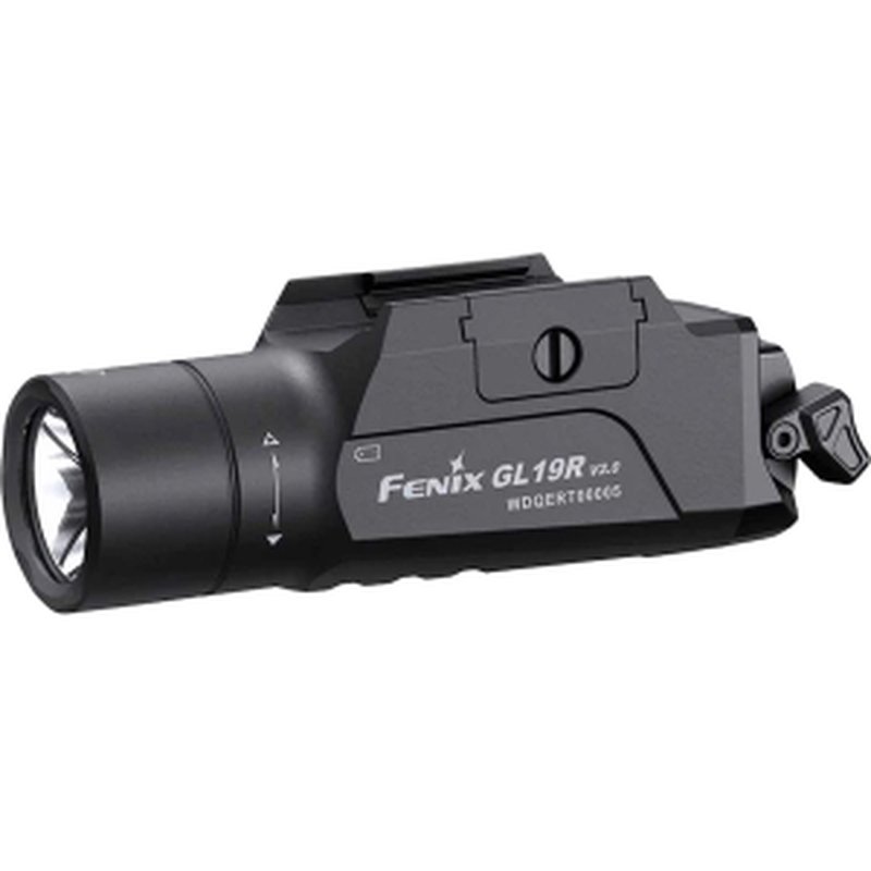 Fenix GL19R V2 Weapon Light Picatinny Rail Black 1200 Lumen