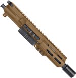 ABC RIFLE COMPANY AR-15 .223 Remington/5.56x45mm NATO Micro Pistol 5in Barrel M-LOK Handguard Upper Receiver w/BCG And Charging Handle