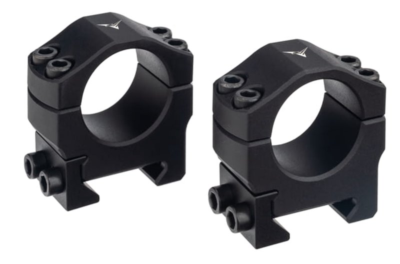 Trybe Optics Advanced Scope Rings 1in Low Black