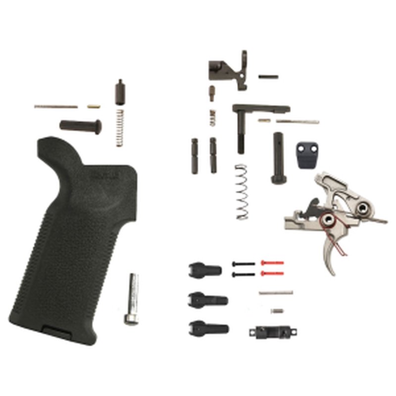 AR-Stoner Duty Enhanced Lower Parts Kit w/ Magpul Mag Release & MOE K2 Grip
