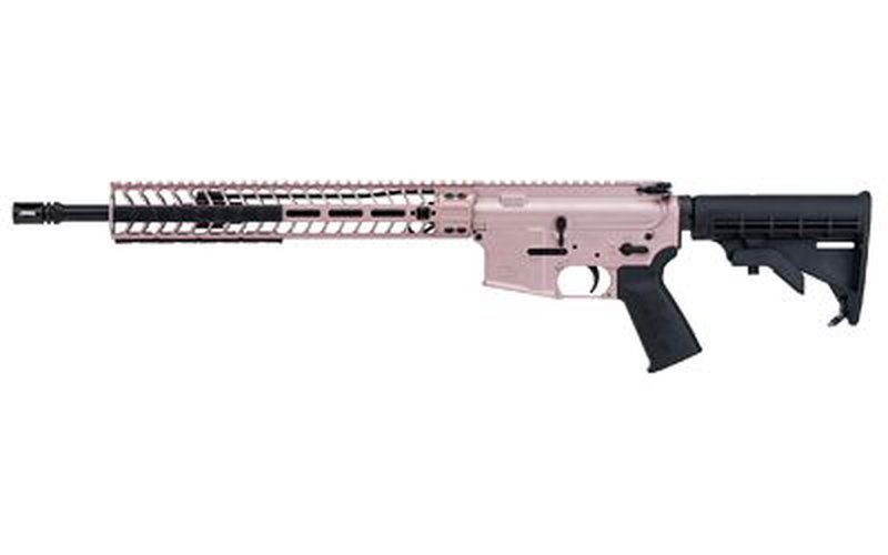 Spike's Tactical Spikes 556 AR-15 Rifle 5.56 16in Rose Gold Mid-Length Rail