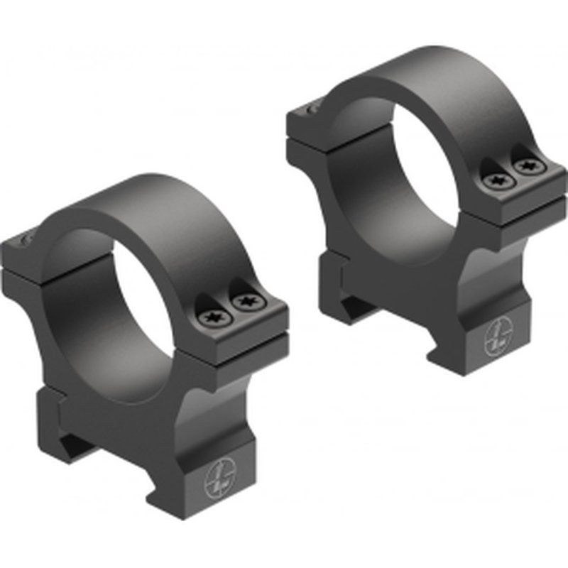 Leupold 180947 Open Range Cross-Slot Scope Ring Set Medium 30mm Tube Matte Black Aluminum