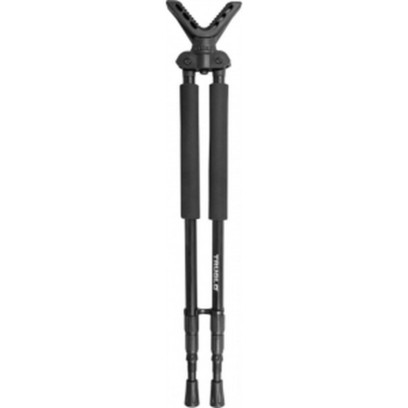 Truglo Solid-Shot Bipod, Shooting Rest, 21-40" Adjustable Height, 2 Legs, Aluminum/Composite, Black, TG8920XB