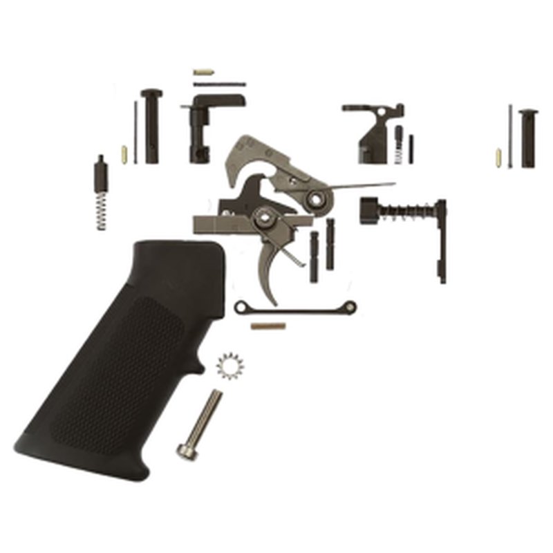 Schmid Tool Match AR-15 Lower Receiver Parts Kit Nickel PTFE