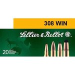 Sellier & Bellot 308 Winchester 168gr HPBT Ammunition 20 Rounds