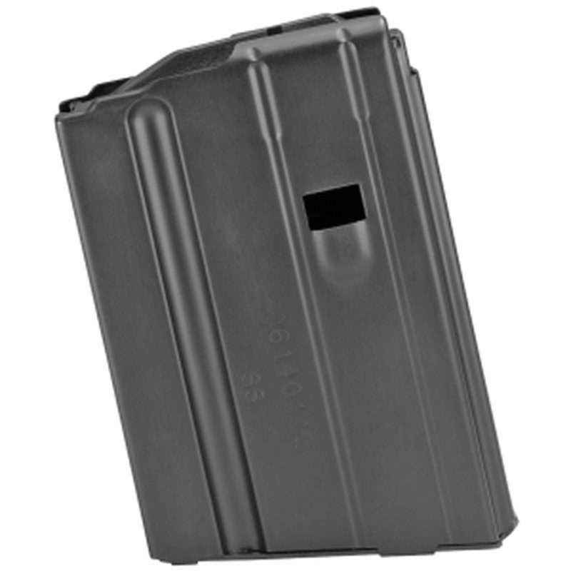 DuraMag 7.62x39 10-Round AR Rifle Magazine Stainless Black AGF Follower