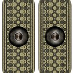 Midwest Industries G10 M-LOK Panel OD Black (2-Pack) for AR-15 Handguards