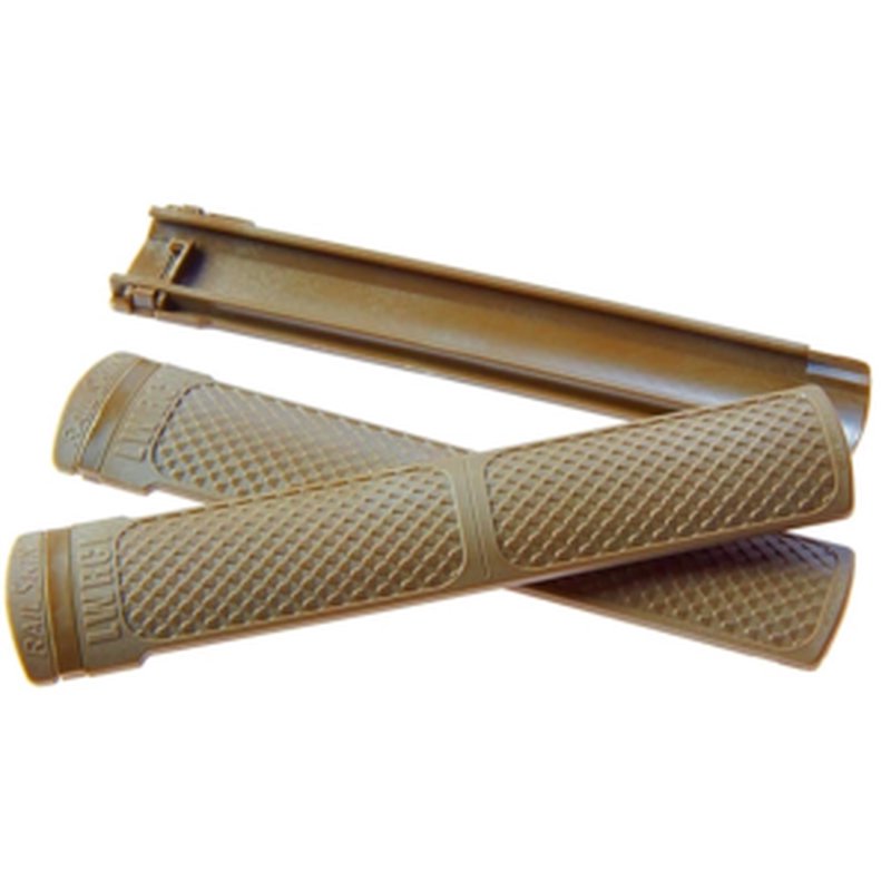 LWRC RailSkins Picatinny Rail Cover Polymer Flat Dark Earth 3-Pack