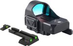 Meprolight Micro Red Dot Sight Kit with Quick Detach Adaptor and Backup Day/Night Sights 1x22.5mm 3 MOA Dot