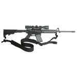 Max Ops SPT2 Edge Tactical 2-Point Sling Adjustable 2" x 12.30" Black Elastic