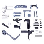 Guntec USA AR-15 Enhanced Lower Parts Kit w/ Upgrades Anodized Grey