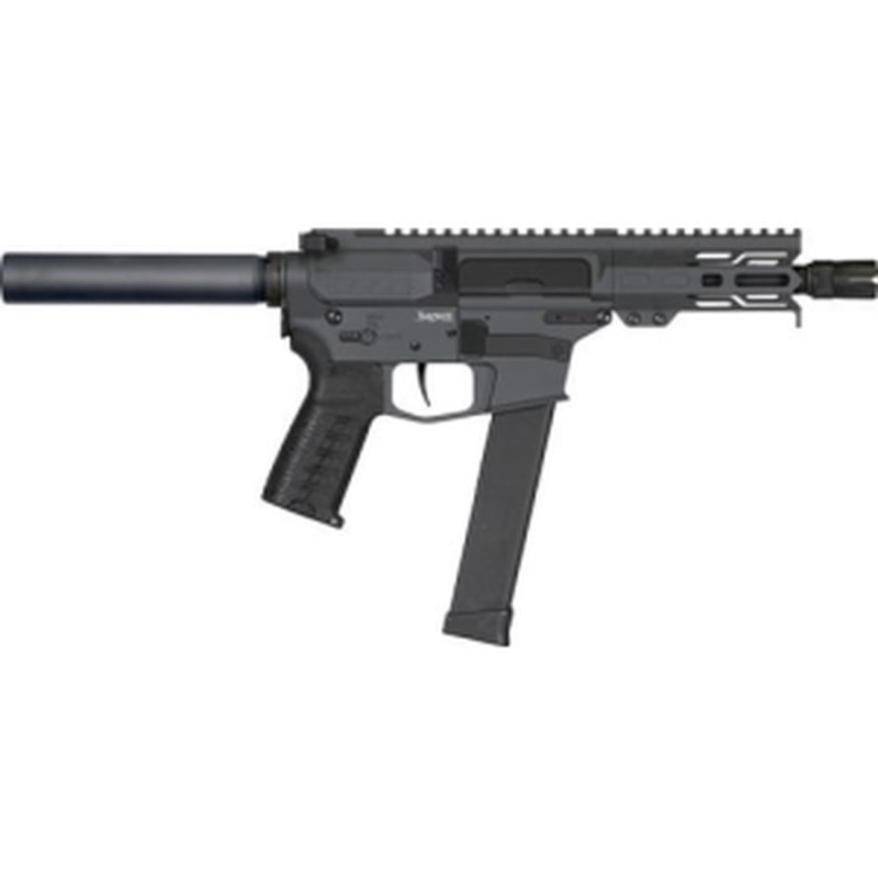CMMG Banshee MkG 45AE70F-SG Pistol, .45 ACP, 5" Barrel, 26rd, Radial Delayed Blowback, Semi-Auto, Pistol Tube, Grey Finish.