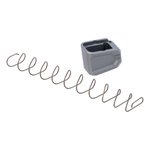 Tyrant CNC Magazine Extension +4/5 For Glock 19 - Grey