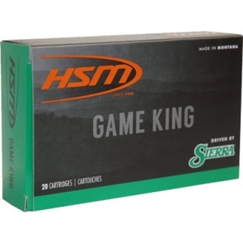 HSM Game King 300 Win Mag 180 Grain Sierra Spitzer BT 20rd Ammo