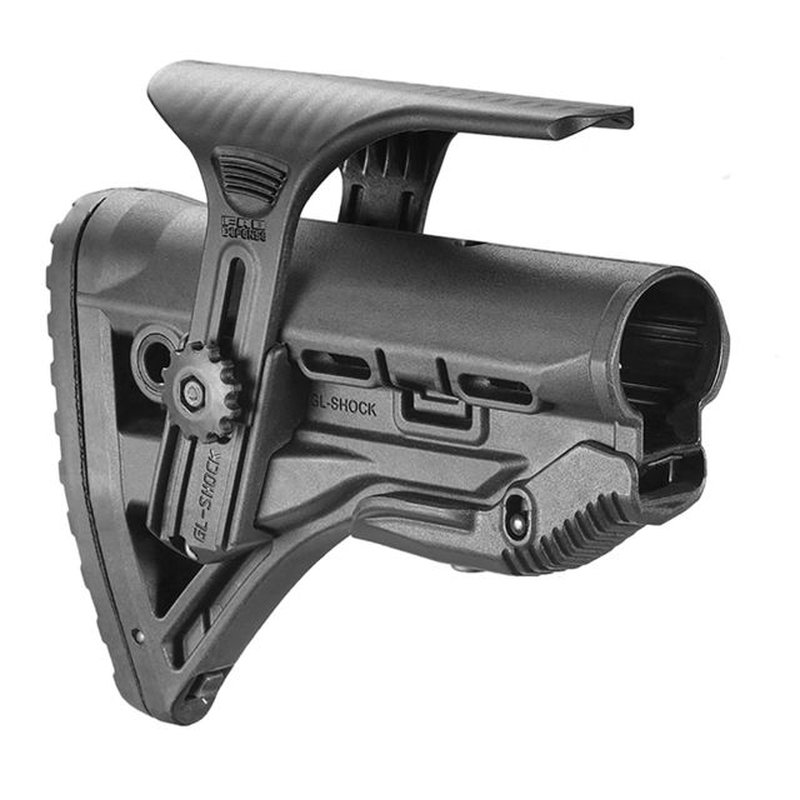 FAB Defense GLSHOCKCP Recoil-Reducing M4/M16 Buttstock w/Cheek Rest