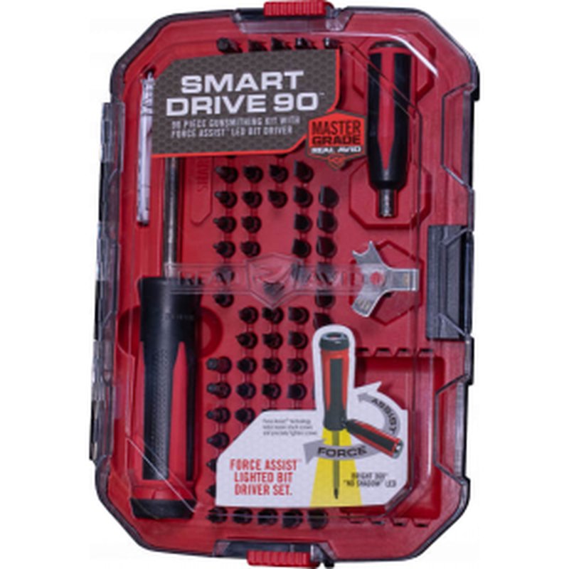 Real Avid AVSD90 Smart Drive 90 Gunsmithing Driver Kit w/ Force Assist