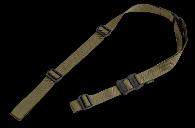 Magpul MS1 Two-Point Rifle Sling Ranger Green 1.25 in Nylon 48–60 in Adjustable