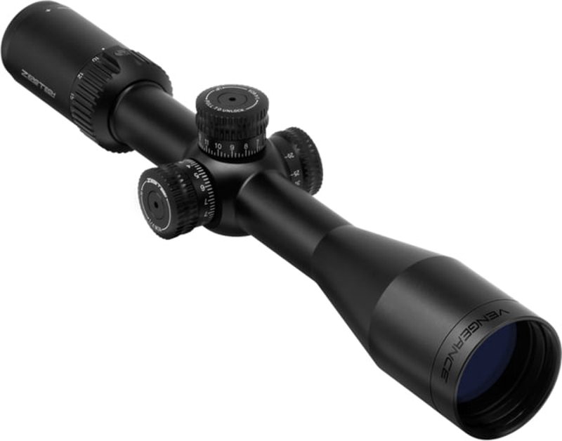 ZeroTech Optics Vengeance 4-20x50mm Rifle Scope, 30mm Tube, Second Focal Plane (SFP)