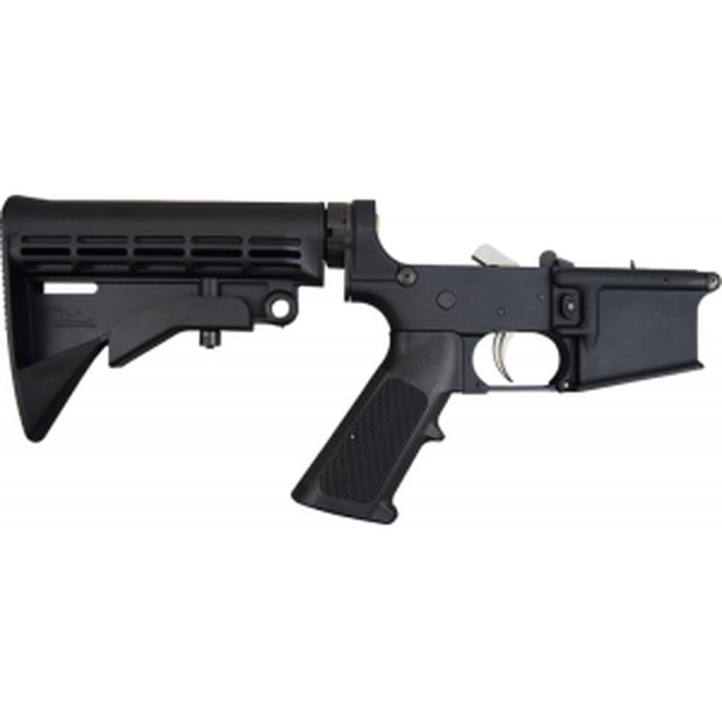 Anderson AR-15 Complete Lower Receiver W/ 6 Position Adjustable Stock - Ready To Accept Any Complete Upper - Simply Push Pins and Rock And Roll