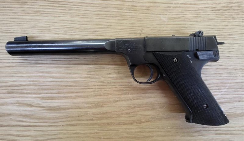 High Standard H-D Military Pistol .22 LR 4.5in Blue Finish