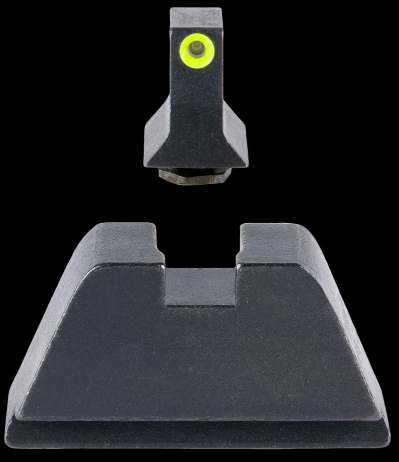 Trijicon GL201C601139 Optic-Height Night Sights (Front/Rear) Tritium Green/Yellow Glock