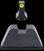 Trijicon GL201C601139 Optic-Height Night Sights (Front/Rear) Tritium Green/Yellow Glock