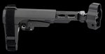Samson Bufferless Receiver Extension 040616201 Black Aluminum