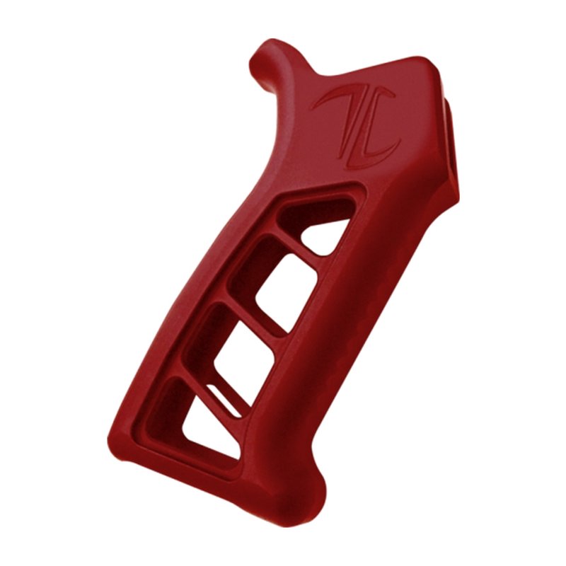Timber Creek Enforcer AR Pistol Grip Red AR Thumb-Over Hand Stop