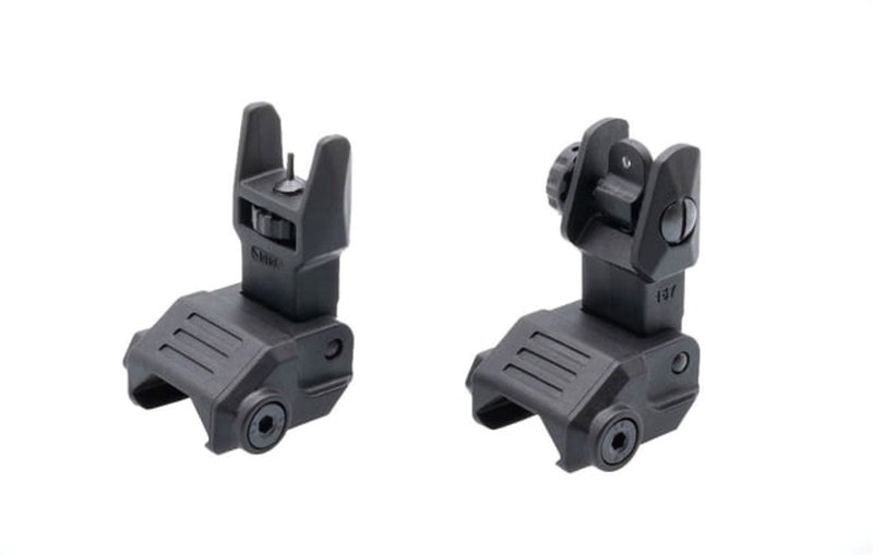 DLG Tactical High Profile Sight Set Black