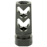 Fortis Manufacturing 9mm Muzzle Brake 1/2x28 Thread Nitride 4140 Steel 9MM-MB-BLK-28