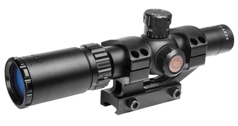 TruGlo Tru-Brite 30 1-4x24mm Duplex Mil-Dot Tactical Rifle Scope