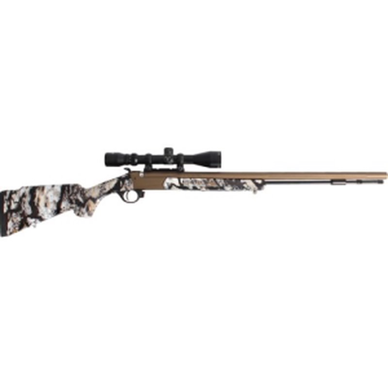 Traditions Pursuit XT .50 Caliber Rifle 26 Inch Bronze Kryptek Obskura