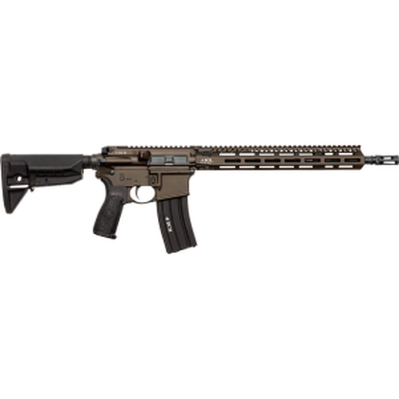 Bravo Company MFG RECCE-14 MCMR-13 Rifle 5.56 NATO 14.5" Barrel 30RD Semi-Auto Dark Bronze Cerakote, M-LOK Handguard, Pinned Compensator.
