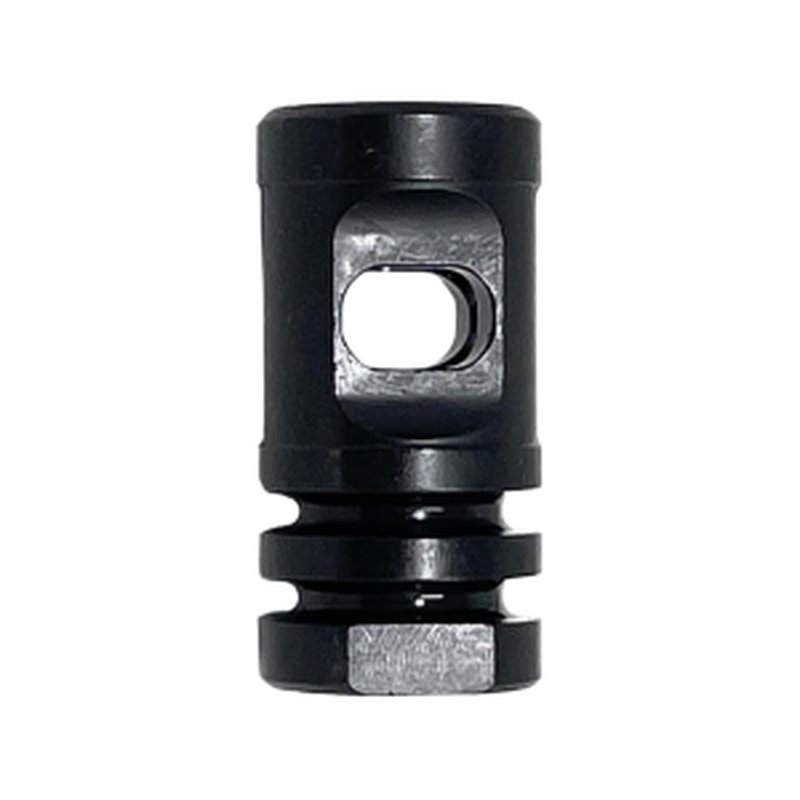 KAK Big Hole Muzzle Brake 1/2\"-28 Thread Steel Black