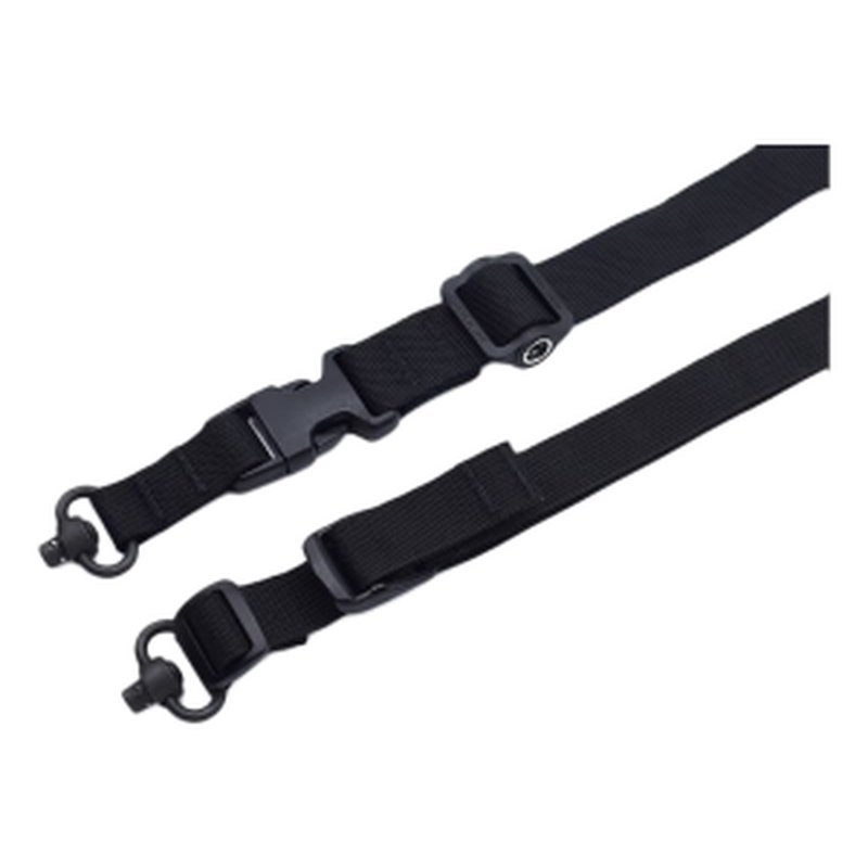 TacShield Warrior 2-in-1 Rifle Sling 1.25\" Webbing QD Swivels Black