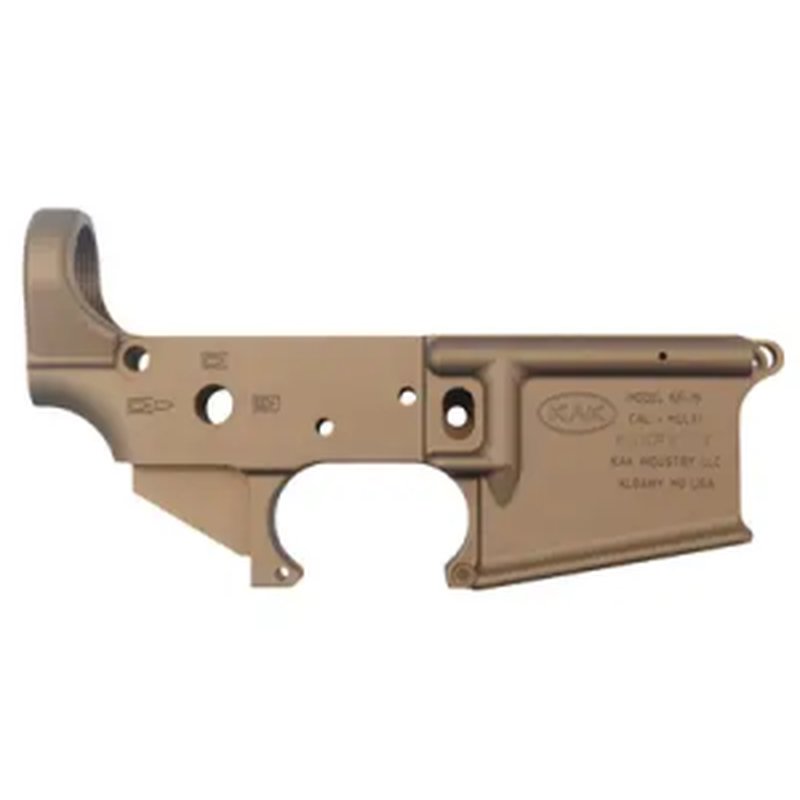 KAK KF-15 Forged AR15 Stripped Lower Receiver Flat Dark Earth FDE
