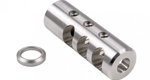 Sniper .223/5.56 NATO 1/2x28 Stainless Steel Muzzle Brake / Recoil Compensator