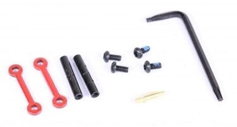 Guntec USA AR-15 Complete Anti-Rotation Trigger/Hammer Pin Set Red