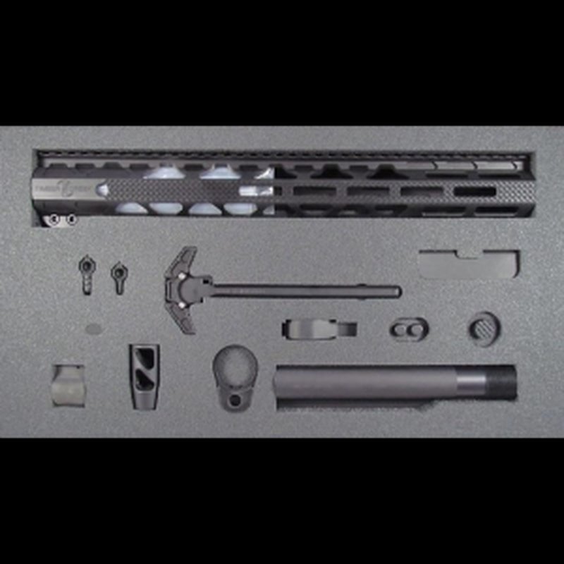 Timber Creek Outdoors TCGKBL Greyman Complete Build Kit AR-15 Rifle Black