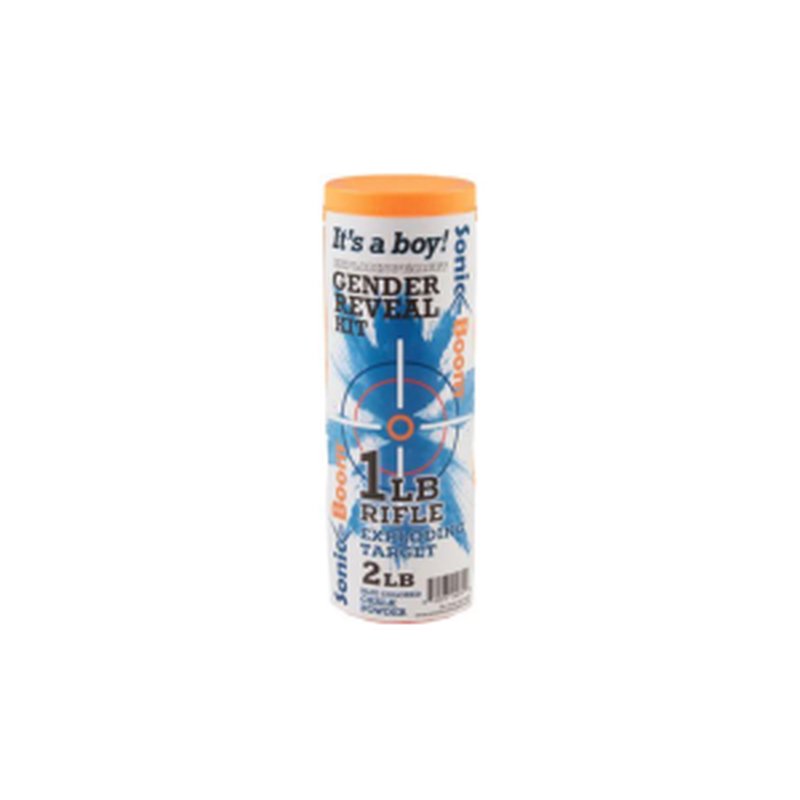 Sonic Boom Exploding Target Gender Reveal Kit Boy 1 lb