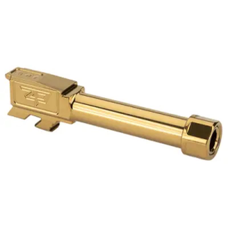 Zaffiri Precision Glock 43 9mm 3.9in Threaded Barrel Titanium Nitride Gold