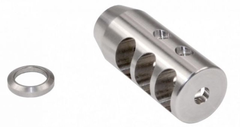 Sniper Muzzle Brake / Recoil Compensator for .223/5.56 NATO 1/2x28 Stainless Steel